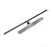 Diving Pointer Stick Aluminum Alloy Scuba Diving Noise Maker Stick Rod Pointer with Adjustable Wrist Lanyard Accessories (Black)