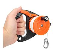 Diving Reel with Handle, 150ft PP Rope, for Underwater Cave and Wreck Diving