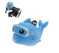 Diving Regulator Mouthpiece Cover - Glow-in-the-Dark Cartoon Dolphin Pendant with Clip | Protective Accessory for Lake, Beach, Seaside, Pond & Water Sports Enthusiasts