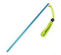Diving Rod, 35cm Aluminum Alloy Pointer Noise Maker with Lanyard, Depth Probe Signaling Tool Flow Hook for Scuba Snorkeling Marine Life Measurement(light blue)