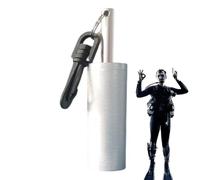 Diving Safety Stick, High Frequency Ringing Bell, Swimming Pool Dive Sticks With Hook, For Divers Surf Underwater Low Visibility Complex Waters Deep Sea Caves Rescue Training