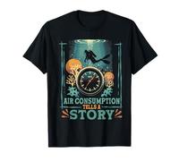 Diving Scuba Dive Air Consumption Tells A Story T-Shirt