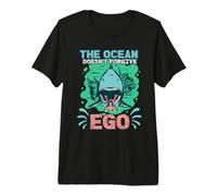 Diving Scuba Dive Freediving Ocean Doesn't Forgive Ego Premium T-Shirt
