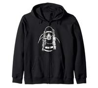 Diving Scuba Diver Zip Hoodie