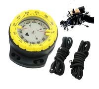 Diving Scuba, Waterproof Underwater Diving with Rope - Luminous with Side Window, Navy, Diving Accessories