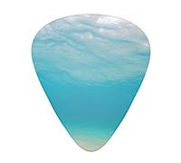 Diving Sea Turtle Printed Guitar Picks 12 Pack Picks Sampler With Storage Box For Guitar Bass Ukulele 0.46mm