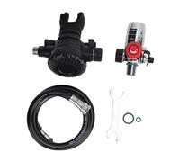 Diving Snorkel Underwater Breathable Oxygen Cylinder Valve Breathing Scuba Valve for S400 1L Snorkeling Dive Equipment Black