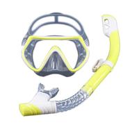 Diving Snorkeling Set Scubas Snorkels Face Swimming Goggles Equipment Enduring Professional Scubas Diving Set