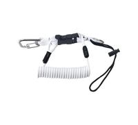 Diving Spring Lanyard - Metal Nylon Construction, Stable Clip Function, Versatile Attachment Tool, Under-Reliable Bracket | For Outdoor Diving Climber Explorer Equipment