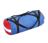 Diving Storage Mesh Shoulder Bag, Diving Equipment Bag, 100L Large Capacity Mesh Bag with Zipper and Strap for Wet Gear Flipper Clothes, Foldable PVC Oxford Carry Pack (Blue)