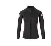 Diving Suit 1.5MM Wetsuit Neoprene Long Sleeve Two-Piece Underwater Fishing Surfing Jacket Pants Clothes Women Scuba Diving Suit(Black,XL)