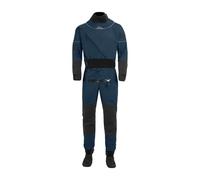 Diving Suit Kayak Dry Suit for Men Waterproof Fabric Drysuit With Latex on Neck and Wrist Water River Boat(Blue,M)