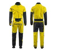 Diving Suit Waterproof Dry Suit Kayak for Men, Breathable Material, Fabric, Surfing and Sailing, 3 Layers(Gold,XXL)