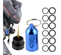 Diving Tank Key Chain - Miniature Cylinder Charm Alloy Keychain with | Portable Gift for Marine Lovers, Bag Tag Accessories Diver, Fun Trinket Storage, Gear Compatible