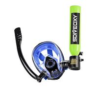 Diving Tank With Face Cover, Portable Diving Lung Kit, Portable Diving Tank - 0.5L Reusable Kit With Face Cover, Underwater Capacity 6-12