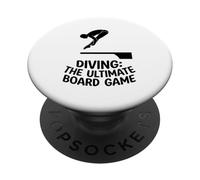 Diving The Ultimate Board Game Funny Design PopSockets Adhesive PopGrip