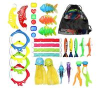 Diving Toys - ABS Colorful Gem Pool Play Set | Bathing Play Supplies, Treasure Pool Game, Bright Underwater Gems For Kids Water Activities Fun, For Summer Backyard Parties And Beach Events