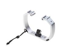 Diving Underwater Aluminum Selfie Monopod Mount Double-Arm Tray Handheld For Action Camera Holder Bracket Stabilizer Holder For Camera