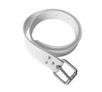 Diving Weight Belt Adjustable Accessories Practical 130 Cm Long with Stainless Steel Buckle Durability Freediving Weight Belt, White