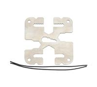 Diving Weight Plate - 3.1 Inch Stainless Steel | Freediving Fixation Tool - WP066 Maintenance Device Lead Weight Holder Secure Durable Men Women Teens Boys Girls Underwater Gear