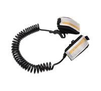 Diving Wrist Lanyard, Snorkeling Hand Strap, Spring-Coiled TPU Design, Sturdy Non-Coiled Gear, Ideal for Water Sports and Family Use, 0.24 Inches, Black Color, 1 Piece