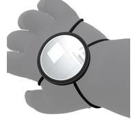 Diving Wrist Mirror - Adjustable Portable Convex Mirror with Strap - Underwater Inspection for Diving, Drifting Outdoor Sports Diving Caving, Black, Se référer à la description, Refer to description