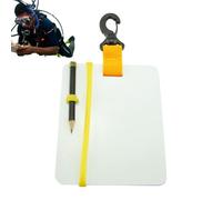 Diving Writing Board | Underwater Writing Board With Rotating Clip And Pen, Durable Writing Board For Divers, Convenient Diving Accessories For Taking Notes Under The Water