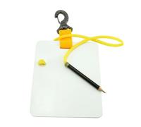 Diving Writing Board - Waterproof Board with Swivel Clip and Pencil | Compact Diving Tablet, Modern Creative Design, Long Lasting, Communication, H