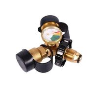 Divinity Connector for 2 Ways Propon, TE for Propo Derivation with Shut-off Valve | Robust Connector for Pipe Accessories for Camping Stoves and Grills Propane Divider
