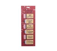 Divinity Teaching is a Work of Heart Magnetic Page Markers for Teachers 6-Piece Inspirational Pencil Design Bookmarks - Perfect Thank You Gift for Educators