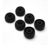 Divinus Velvet Wide Bore Silicone Eartips for 4-6mm Nozzle, Replaceable IEM Earbud Tips with Enhanced Sound Quality and Comfort (ML(3 Pairs))