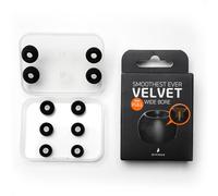 Divinus Velvet Wide Bore Silicone Eartips for 4-6mm Nozzle, Replaceable IEM Earbud Tips with Enhanced Sound Quality and Comfort (Full Size(5 Pairs))