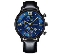 Division 2 Watch Stainless Case Belt Quartz Analog Wrist Watch (F, One Size)