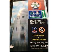 Division I play-off final Crystal Palace V Sheffield United 26 May 1997