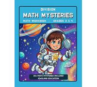 Division Math Mysteries Workbook, Grades 3 & 4: Long Division Practice for 3-Digit Numbers, Ages 8-10 | 20 Self-Checking Detective Mystery Cases + Answer Key