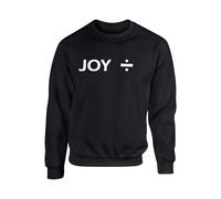 Division of Joy Mens Sweatshirt Funny Music Retro Classic Band Musician Unisex Kids Adult Jumper(Black, M)