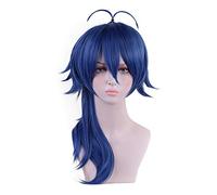 Division Rap Battle Hypnosis MIC DRB Dice Arisugawa Cosplay Long Blue Wig Heat-resistant Fiber Hair + Wig Cap Party Role Play