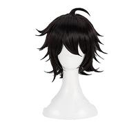 Division Rap Battle Hypnosis MIC Yamada Ichiro Cosplay Wig Short Black Heat Resistant Synthetic Hair Wig + Wig Cap