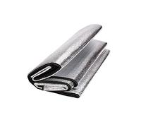 DIVISTAR Aluminum Foil Camping Compact Mat Waterproof Cushion Tarp Foldable Outdoor Sleeping Mattress Insulated Tent Footprint Pad Portable Camping Sand Proof Blanket With Draw String Carrying Sack