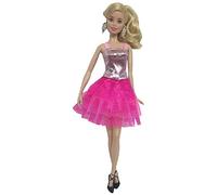 DIVISTAR Dress for 30cm Doll Clothes Girl Doll Fashion Dresses Wear Suits for 11.5 Inch Doll - # E - 1 set