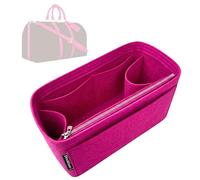 Divitize Premium Organizer compatible with Keepall 25/35/45/50/55/60/City - Handmade Felt, Reinforced Base, Custom-Made Design, 24+ Colours (Hot Magenta, for Keepall 45)