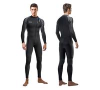 Divmystery Wetsuits for Men (14 Sizes) - Super Stretchy - 3/2mm Full Body Wet Suits for Men, Wetsuit for Surfing Diving Snorkeling Kayaking Paddleboarding Water Sports