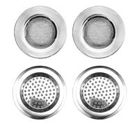 Divono 4pcs Drain Cover,Shower Hair Catchers,Sink Plug Strainer,Kitchen Sink Strainer,Suitable for Kitchens, Laundry Rooms, Sinks, Showers, Bathrooms, Bathtubs, Sewers, Outer Diameter 78mm/75mm