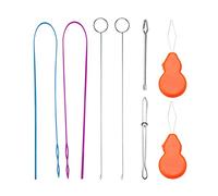 Divono 8pcs Sewing Loop Kit,Drawstring Threader,Sewing Accessories,Sewing Loop Turner Hook,for Changing or Adding Drawstrings, Threading and Turning Fabrics