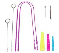 Divono 9pcs Sewing Loop Kit,Flexible Drawstring Needle Threaders,Include Loop Turner Hook Sewing Accessories,Suitable for Adding Replacement Drawstrings to Pants or Jackets