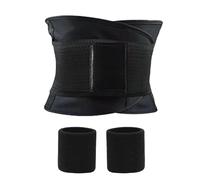 Divono Waist Trainer,Waist Trainer Women Body Shaper,Sweat Belt for Weight Loss Women,with Sports Wristband,Comfortable and Durable,Sports Girdles Band for Fitness, Strength Training,Aerobics Black