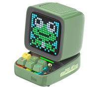Divoom Ditoo Retro Pixel Art Bluetooth Speaker with Programmable RGB Led Screen, Gaming Gadget with Mechanical Keyboard, Also a Smart Alarm Clock (Green)