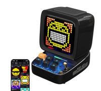 Divoom Ditoo Pro Retro Pixel Art Bluetooth Speaker, 15W Portable Speaker with Programmable LED Screen, RGB Mechanical Keyboard, Smart Alarm Clock, USB-C, TF Card, Desk Decor Gift for Gamers - Black
