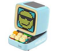 Divoom Ditoo Pro Retro Pixel Art Bluetooth Speaker, 15W Portable Speaker with Programmable LED Screen, RGB Mechanical Keyboard, Smart Alarm Clock, USB-C, TF Card, Desk Decor Gift for Gamers - Blue