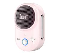 Divoom Itour-S Portable Mini Wearable Bluetooth Speaker, Big Audio and Punchy Bass,Clip-On Design, IP67 Waterproof and Dustproof,10 Hours Playtime,Speaker for Home Travel Office and Outdoors (Pink)